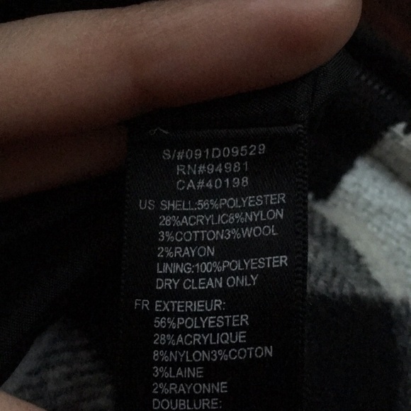 Fall/ Winter XXI Gingham Peacoat - Picture 5 of 5